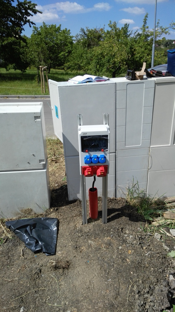 Zapojení silnoproudých rozvodů v průmyslovém objektu