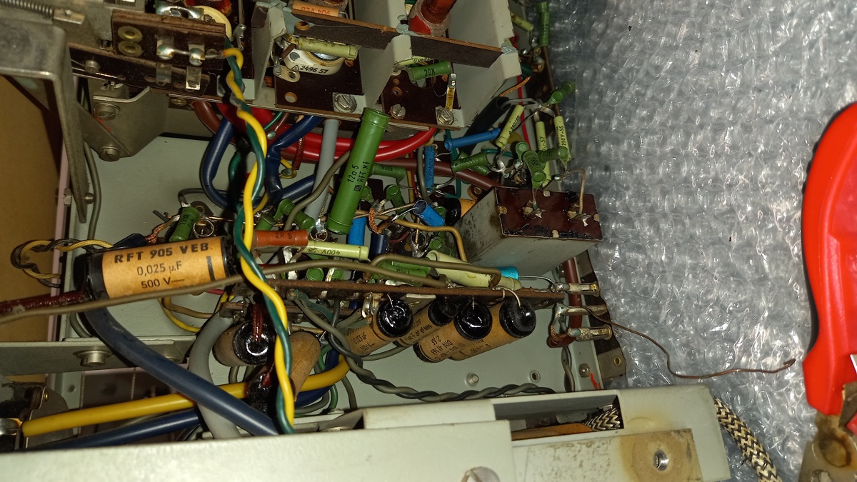 Servis retro radiopřijímače – test po opravě